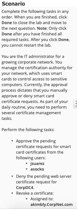 approve pending certificate requests for smart card certificates|mmc pending certificate request.